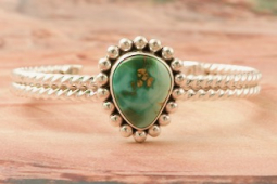 Artie Yellowhorse Genuine Sonoran Gold Turquoise Bracelet